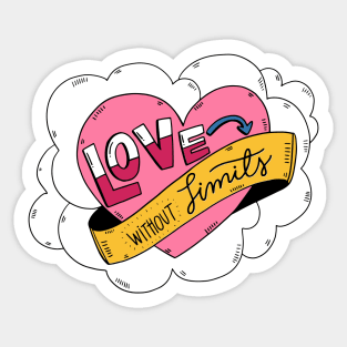 Love without Limits Sticker